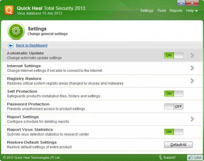 Quick Heal Internet Security 2013 Software