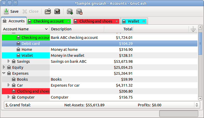 gnucash accounting software