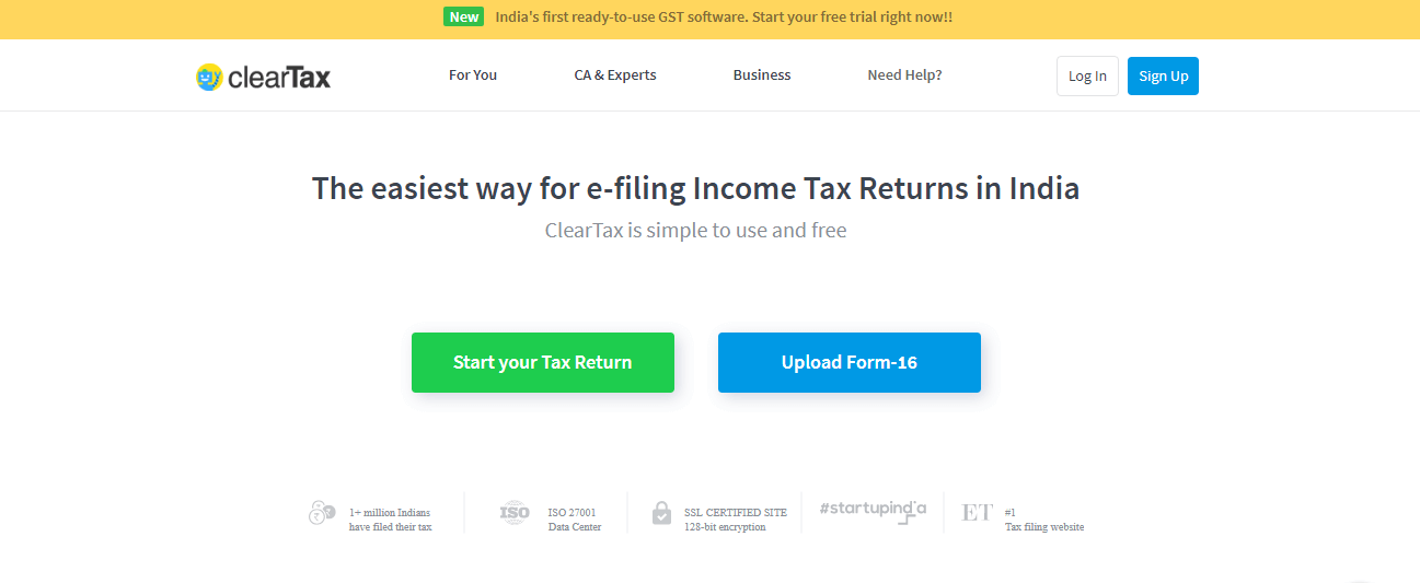 Cleartax Pricing, Reviews, Alternatives and Competitor in 2018