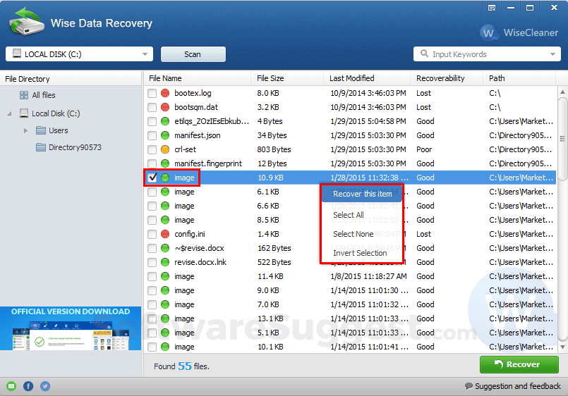 wise data recovery software download