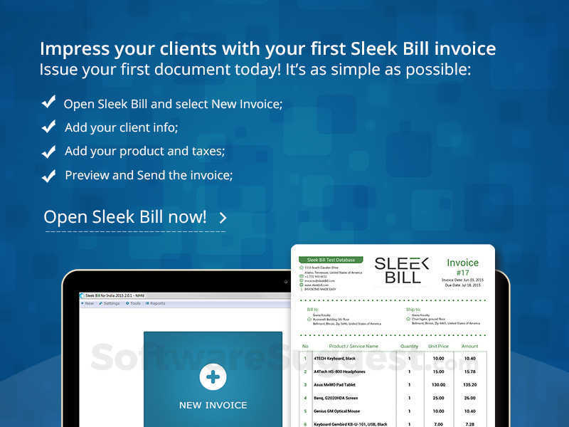 sleek bill software download