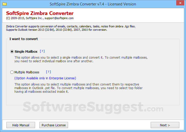 zimbra desktop converted