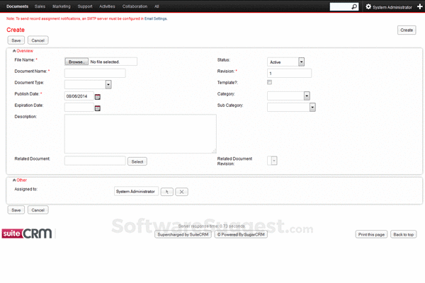 Suitecrm установка и настройка windows