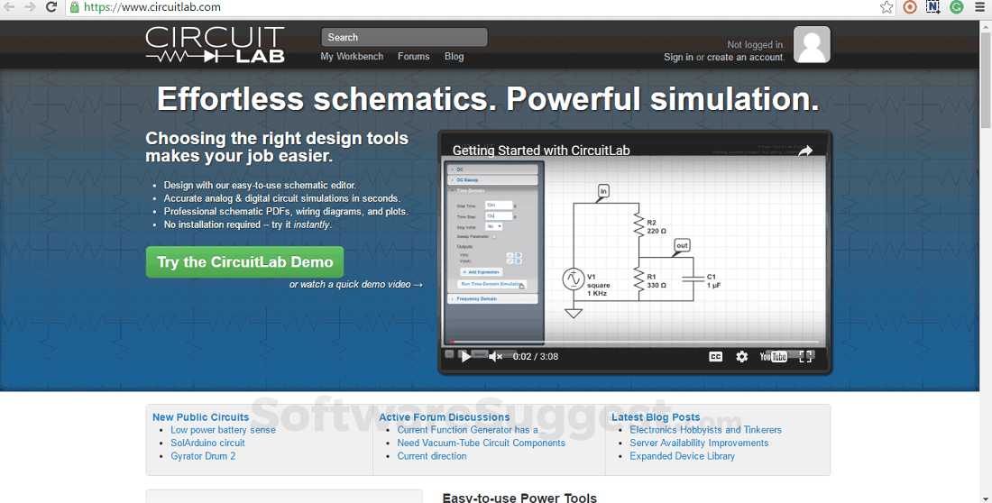 CircuitLab Pricing, Features & Reviews 2022 - Free Demo