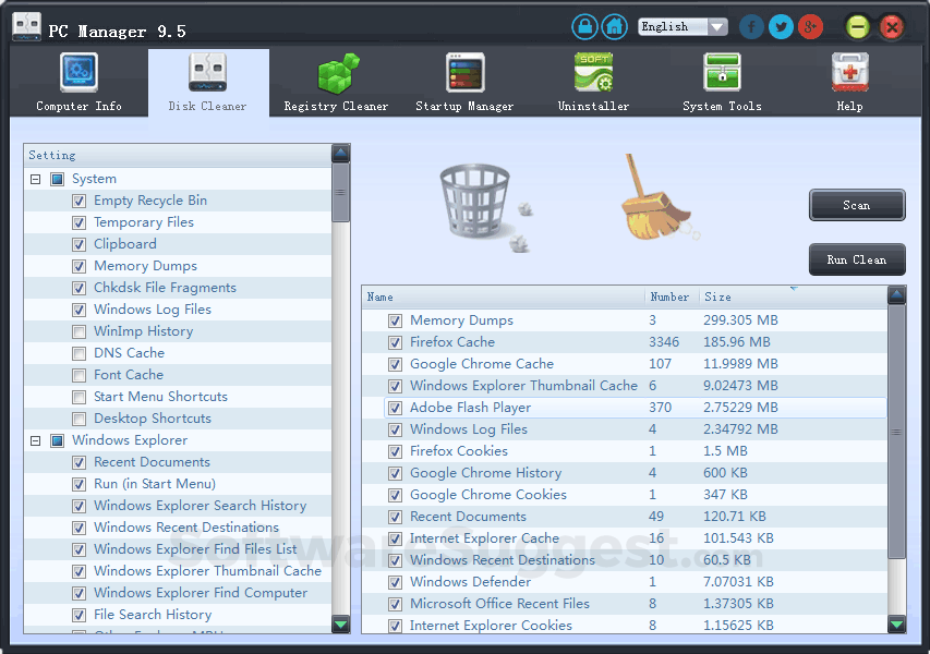 PC Manager Screenshot1