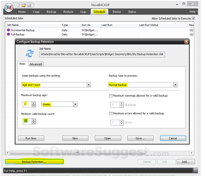novastor free backup software for windows 10