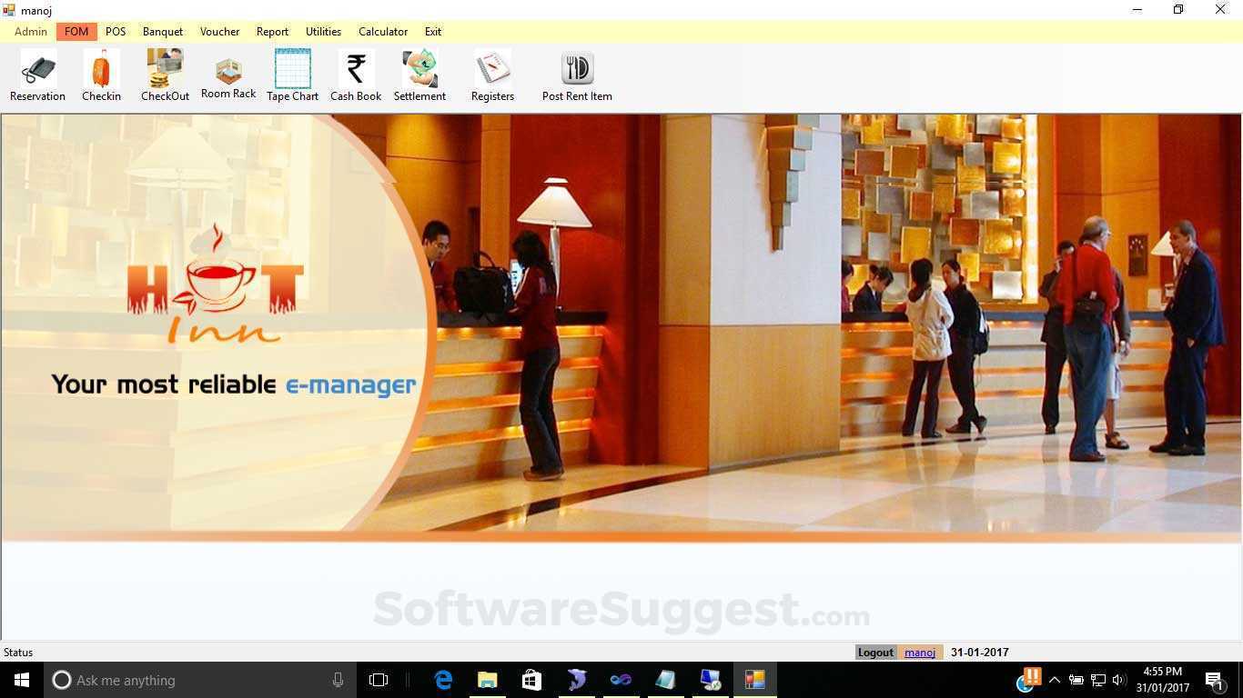 MMI HOT inn - Hotel Software Screenshot1