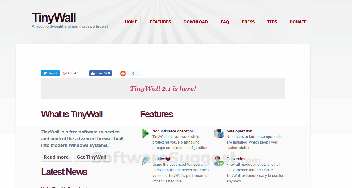 tinywall stop icmp