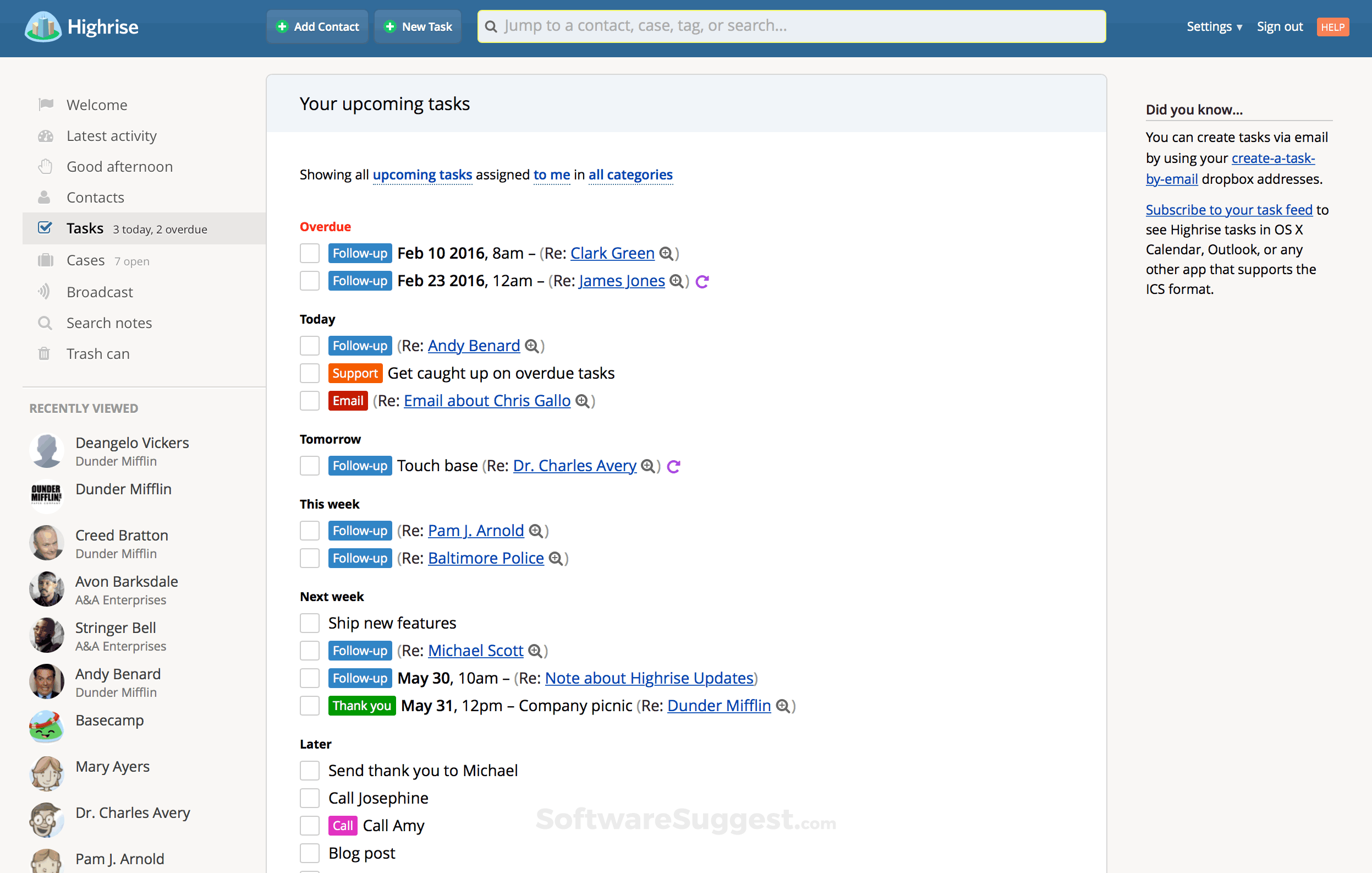 Highrise CRM Pricing, Reviews, & Features in 2022