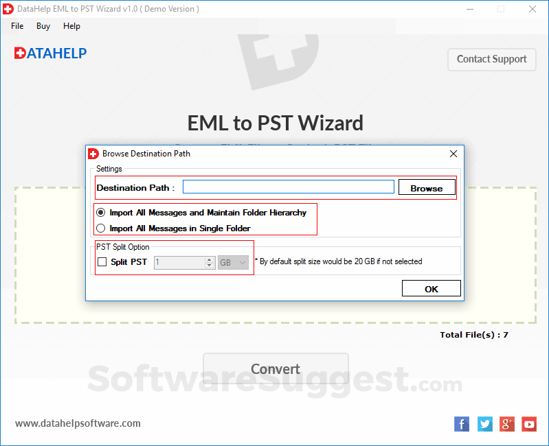 datahelp eml to pst converter review