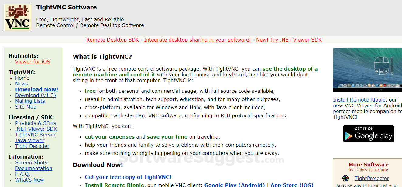 download new tightvnc connection