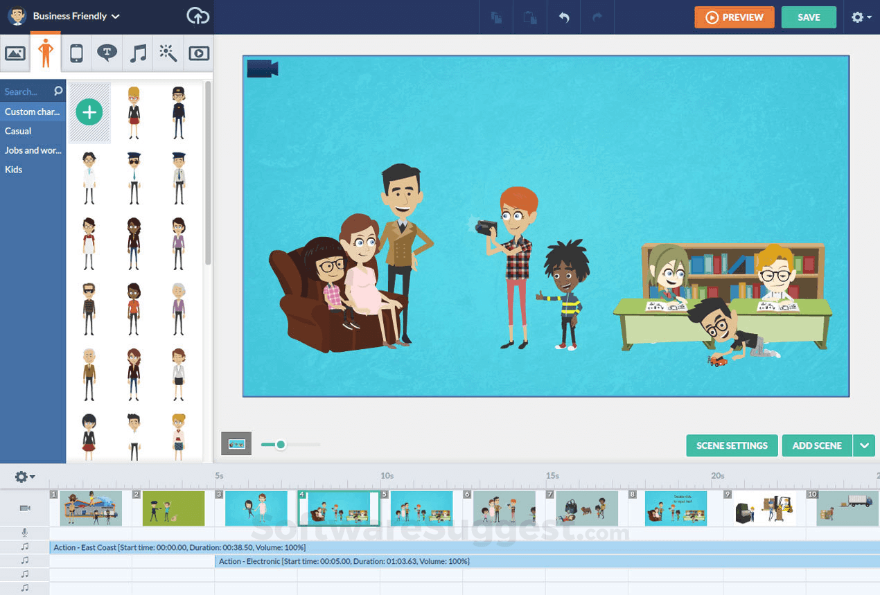 goanimate text to speech recorder