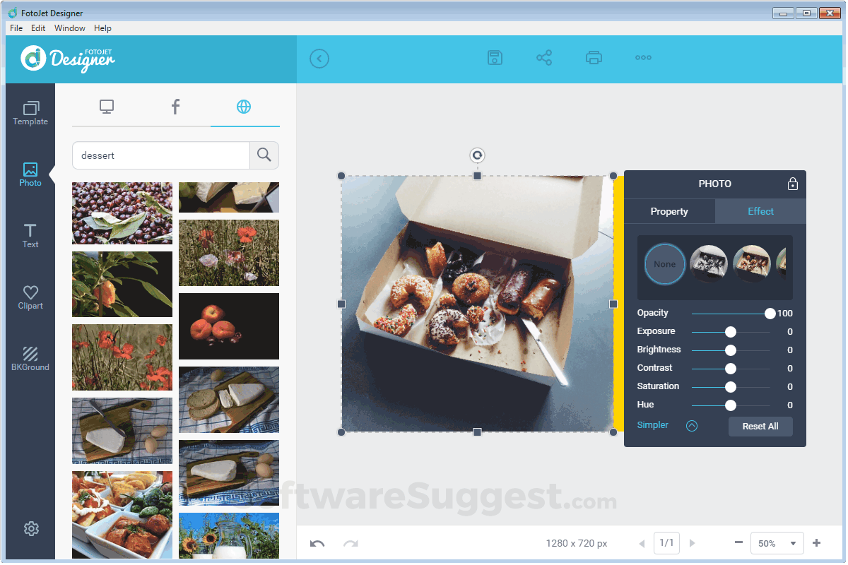 download the new version FotoJet Designer 1.2.7