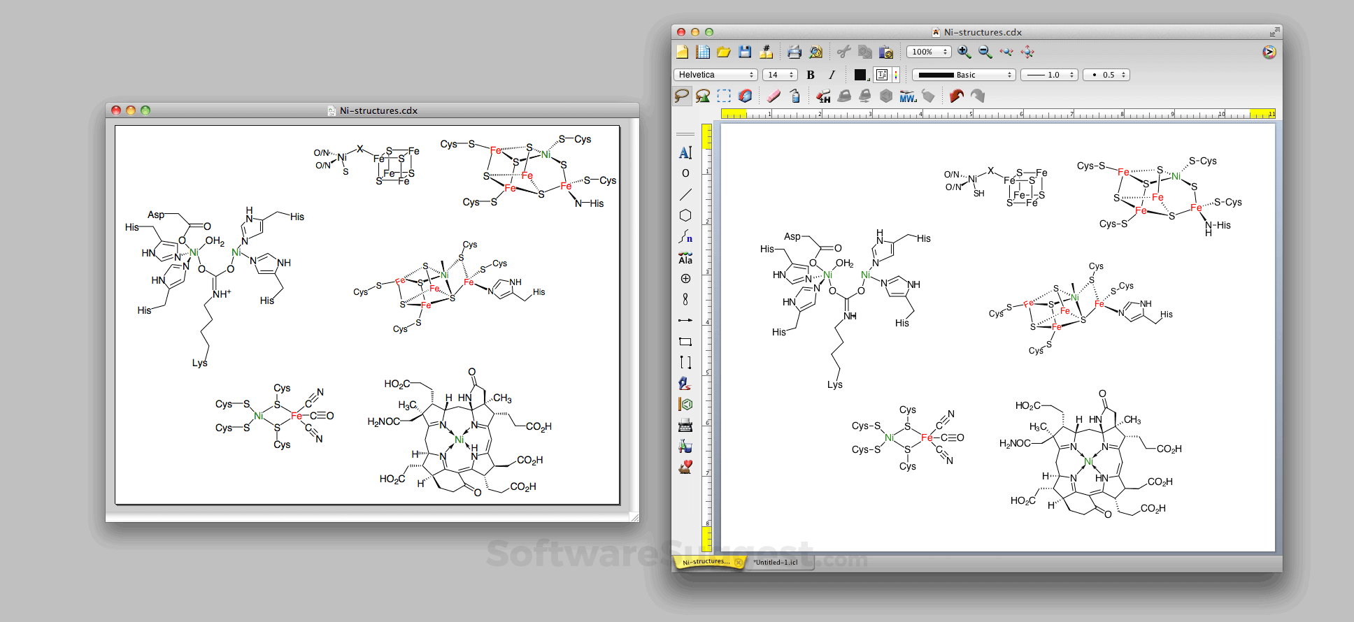 chemdoodle resonance partial charges