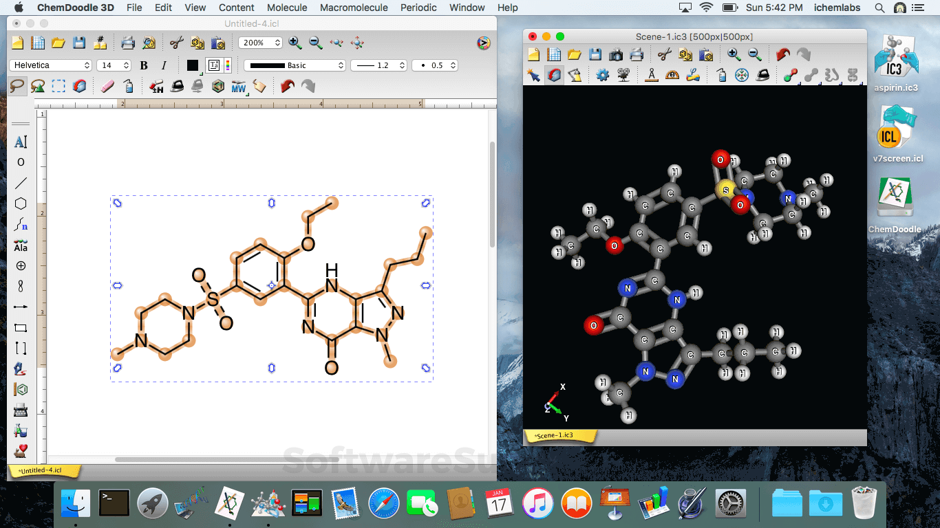 chemdoodle web perspective canvas