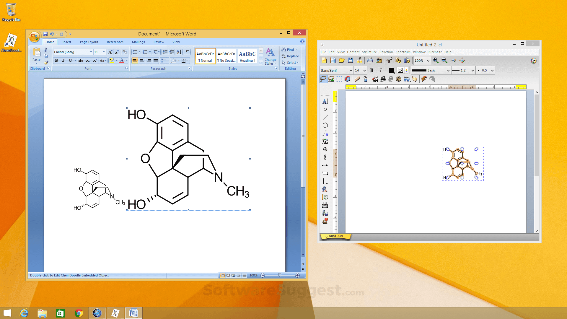 chemdoodle help formal charge