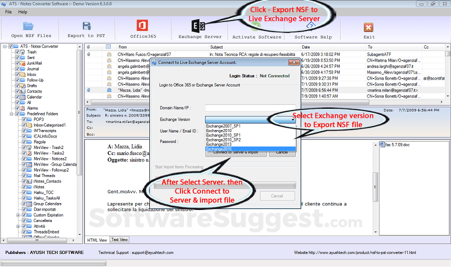 Lotus notes platform