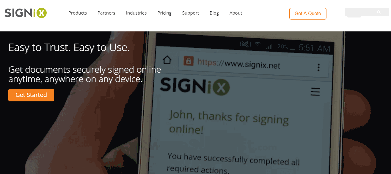 SIGNiX Screenshot1