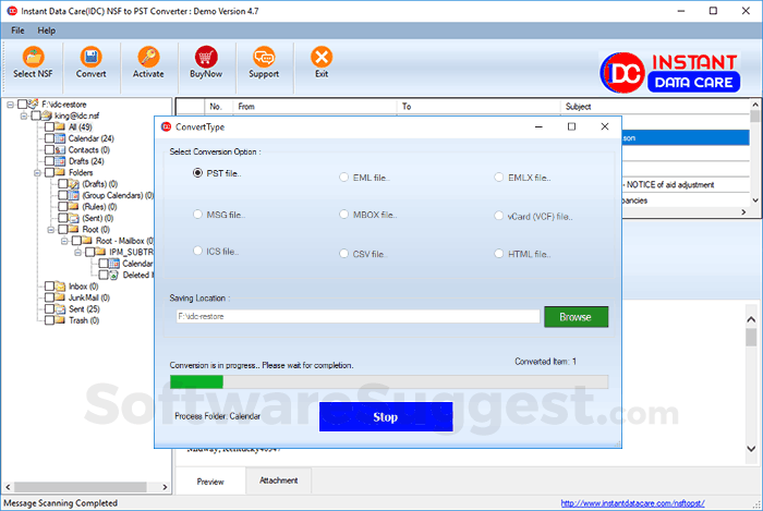 nsf to pst converter online