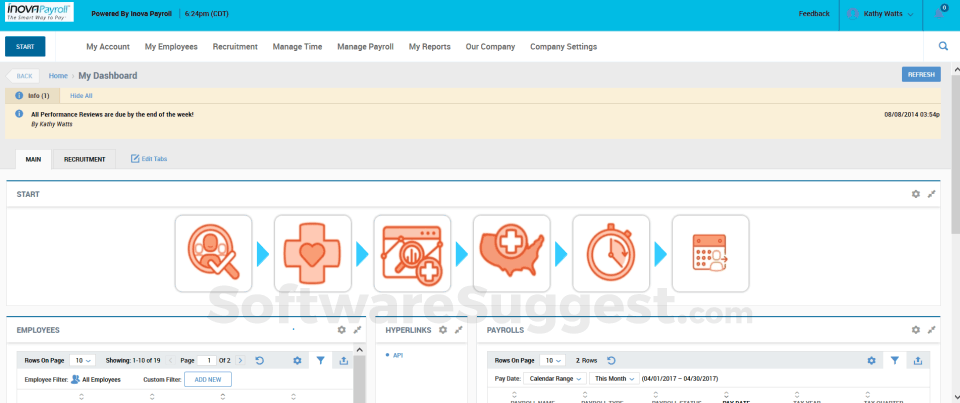 Inova Payroll Pricing Features And Reviews 2022 Free Demo 7625