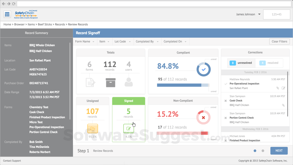 SafetyChain Food Safety & Quality Pricing, Features & Reviews 2022