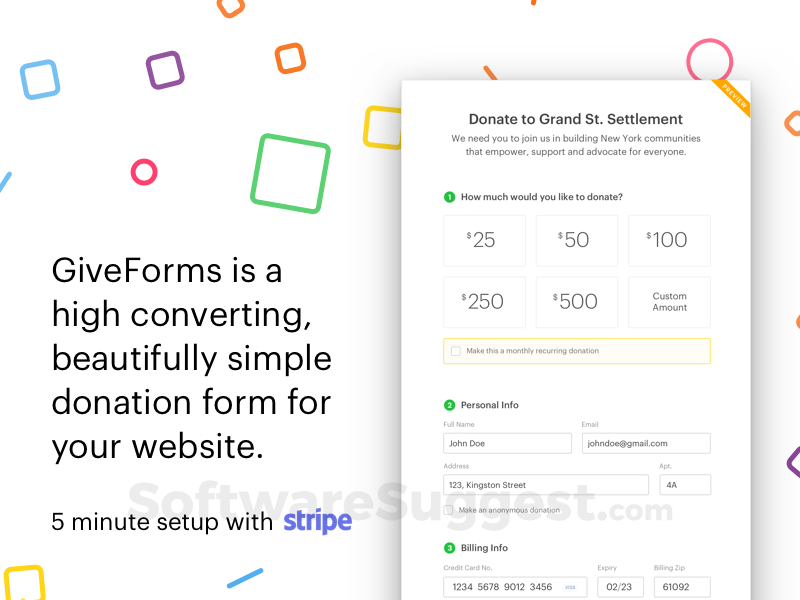 GiveForms Pricing, Reviews, & Features In 2022