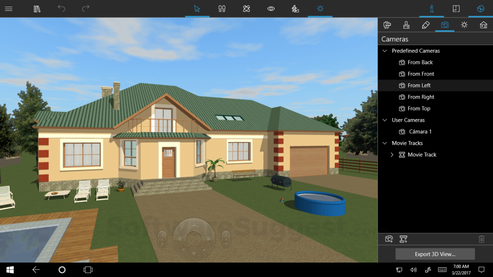 dublicate project on live home 3d