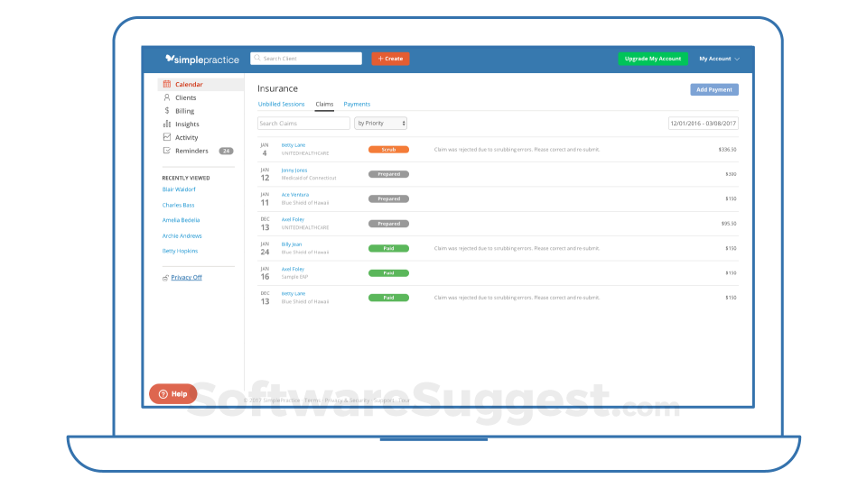 Electronic Medical Record Features