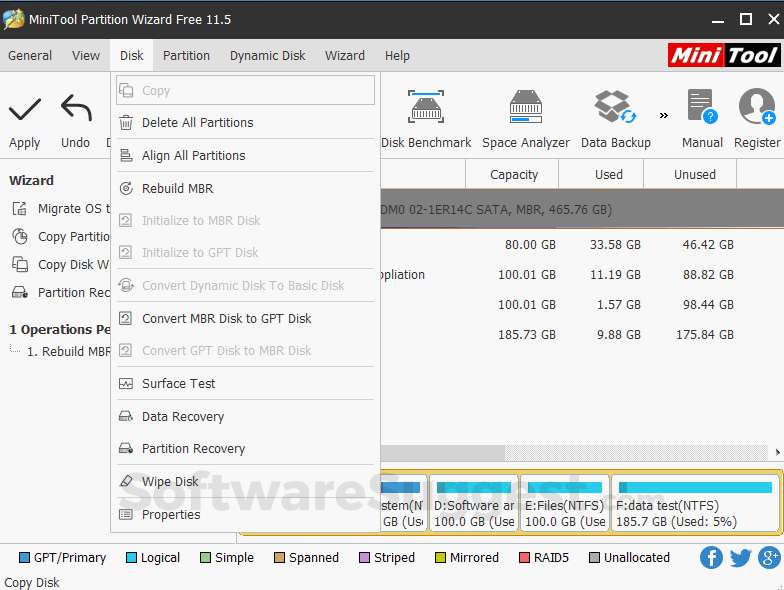 Minitool partition wizard free 11.4