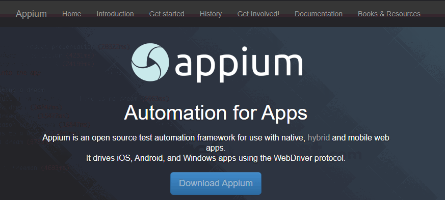 appium latest version for mac