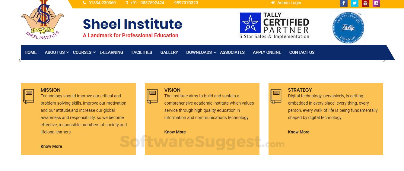 Sheel Institute Screenshot1