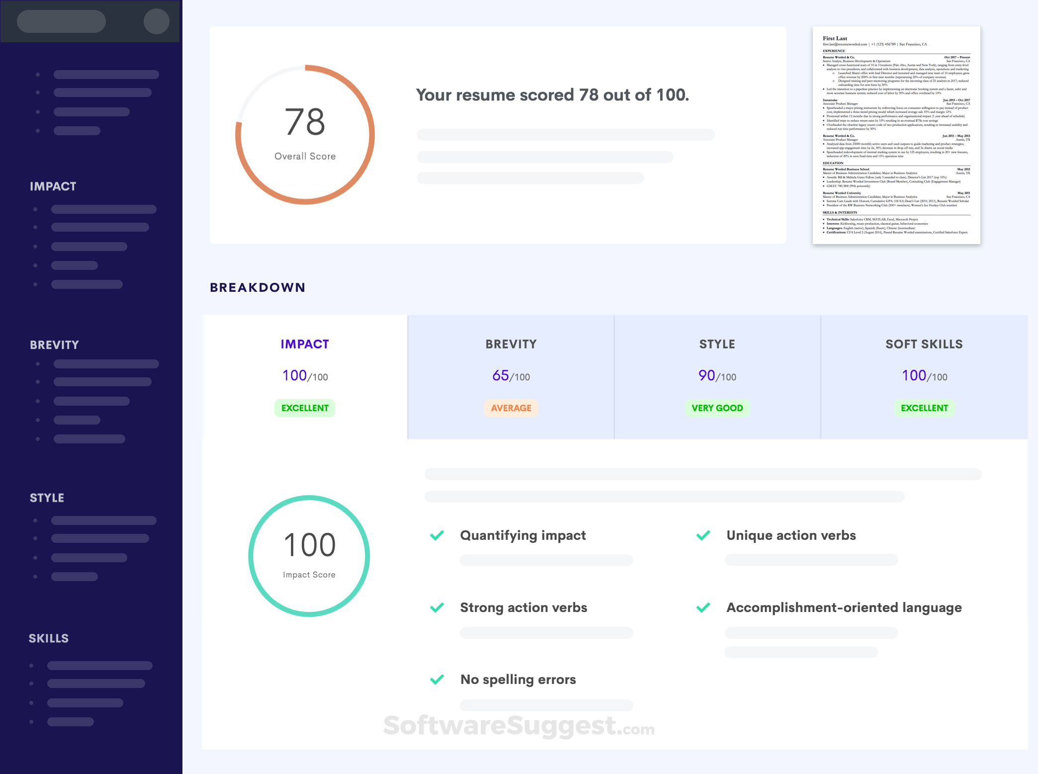 Resume Worded Pricing Reviews Features Free Demo
