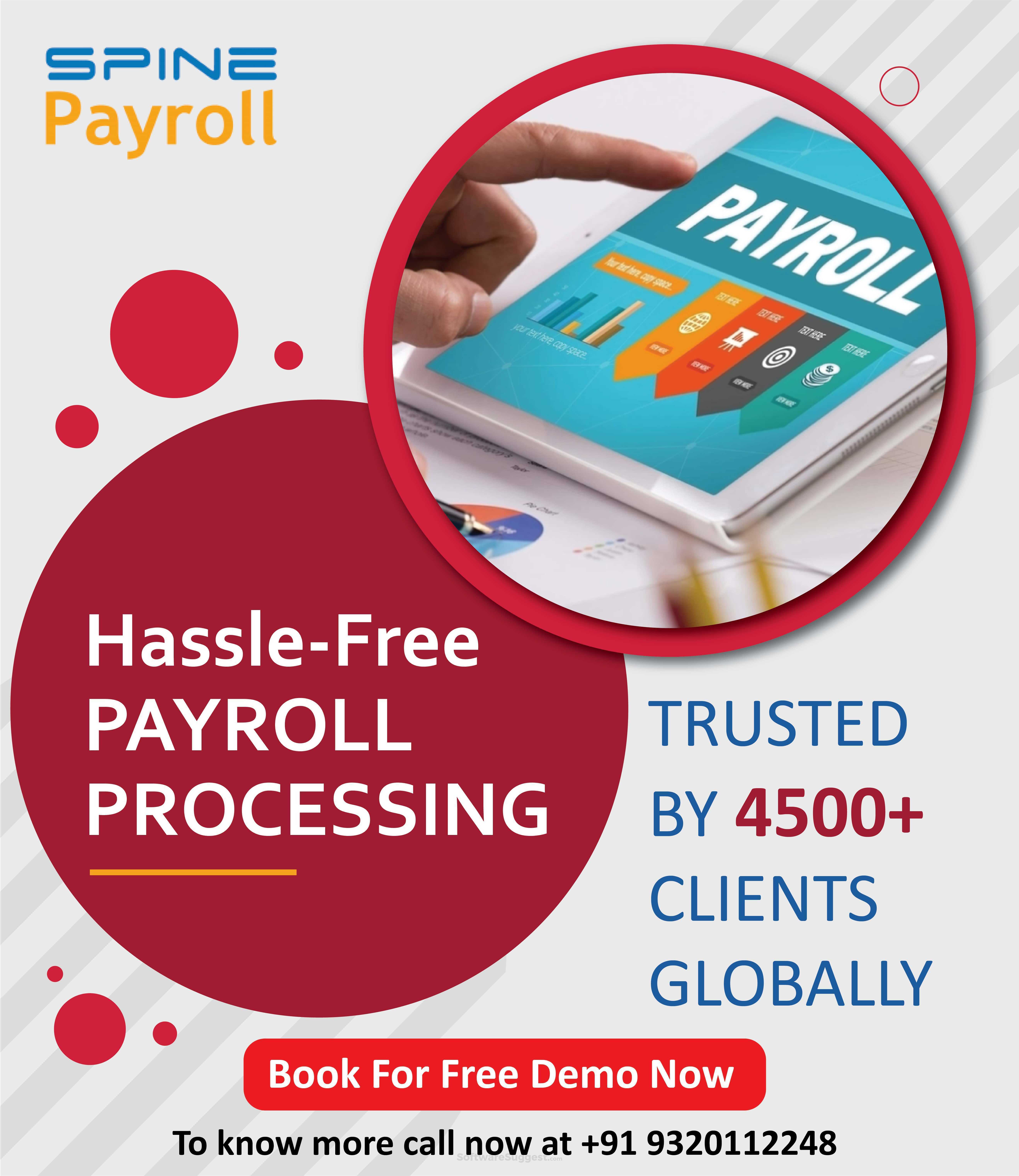 Spine Payroll Pricing Features Reviews 21 Free Demo