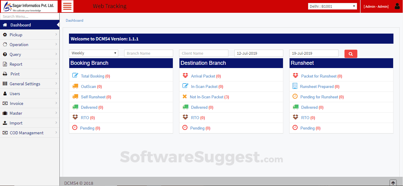 Sagar Courier Management Pricing, Reviews, Features Free Demo