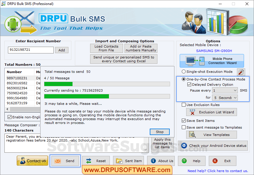 drpu bulk sms demo limitations