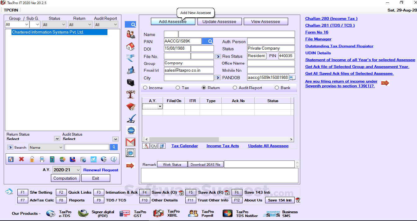 TaxPro IT e-Return Filing Pricing, Reviews, & Features in 2022