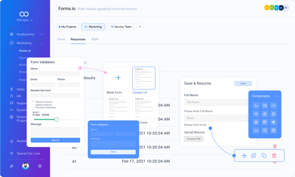 Forms.io by 500apps Pricing, Features, and Reviews in 2023