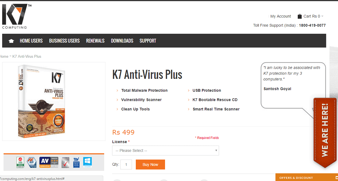 anti virus k7